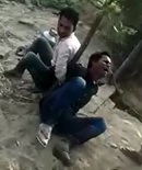 One Screams in Agony the Other Takes His Beating Like a Man