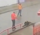 Instant Karma Unleashed... Dude in Red Beats Car Thieves