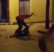 Dude Brought a Butcher Knife to a Street Fight