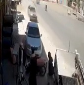 Out of Control Car vs. Pedestrians 