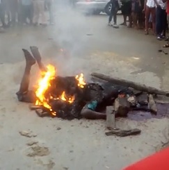 Kidnapper Toasted on the Street