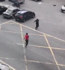 Attacks Police... Gets Shot Dead (w/aftermath)