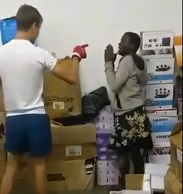 Female Thief Taken to Back Room and Beaten