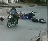 Guy Steals Items From Couple that Crashed Their Bike