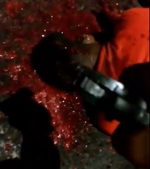 Gang Unloads Clip in Rivals Brain Spewing Head