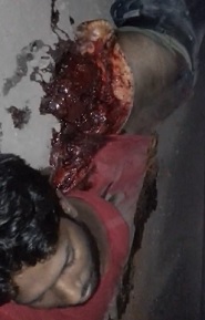 Dude is Literally Beside Himself.