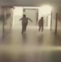 Tubby Kid Runs Into Elevator Shaft and Falls