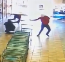 Security Guard Not Having it Today.