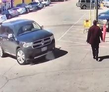 SUV Runs Man Over in Plain Sight