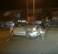 Brutal Head On Collision Ends Biker