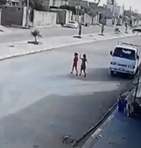 Sad: Speeding Truck Hits Little Girl