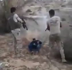 Dual Machine Gun Execution of Enemy