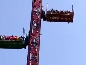 Amusement Park Horror....Cable Breaks