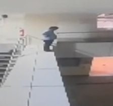 Suicide Jumper Thinks Then Flies 