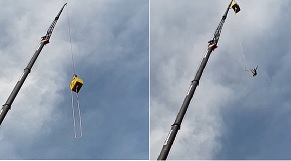 Tragic Bungee Jump Fail