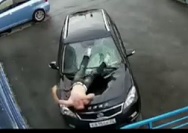 Suicide Jumper Ruins Someones Car on Landing
