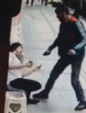 Guy Horrifically Beats his Ex-Girlfriend 