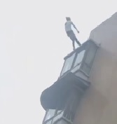 Backward Jumping Suicide w/Bloody Aftermath