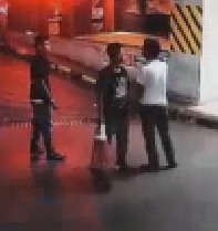 Dude KOd Out Cold with a Sign