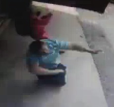 Flying Fat Man Hit by Car hits Elderly Woman Killing Her