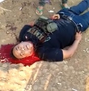 Slowly Dying From Slit Throat 