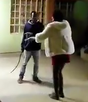 Security Guards Literally Whips the Shit Out of Female Thief 