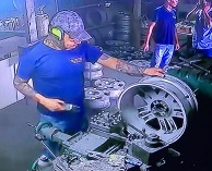Work Accident... Car Rim Attacks Worker