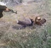 Brutal Machine Gun Execution..