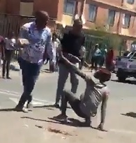 Mob Justice With Bricks