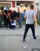 Dude Just Walking By in Gray Shirt is Shot Dead by Sniper.