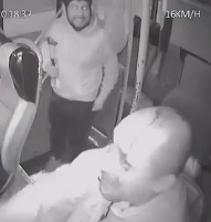 Hammer Attack on Bus Driver (2 Angles)