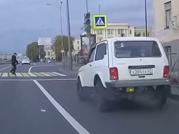 Dude Hit, Jeep Flips... Both Lose