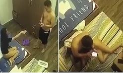 Thug Husband Catches GF Cheating Beats Her and Her Dude