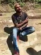 Crying Begging Dude Beaten with Sticks