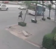 Dude Patiently Waits for The Bus 