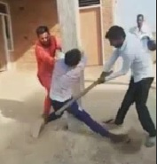 Beaten Savagely with Stick