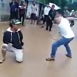 Caught Stealing Beaten with a Broom Handle 