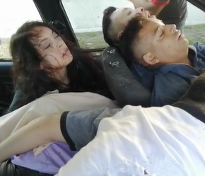 Teens Dead .... Girl Clinging to Life, Barely 