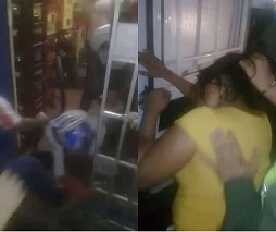 Thieves Caught and Beaten including Female Robber