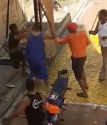 Caught Stealing ... Beaten with Bats