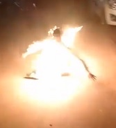 Looks Like He Regrets Setting Himself on Fire