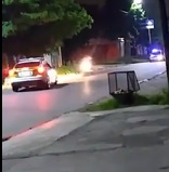 Thieves Colliding with Police Vehicle After Robbing a store