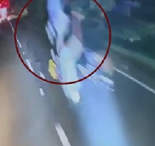 DAMN: Motorcycle Hits Cow Then Smashes into Bus (Bad Luck)