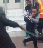 Mob Justice on Cuffed Running Man