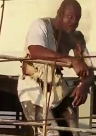 Close Up Electrocution of Worker