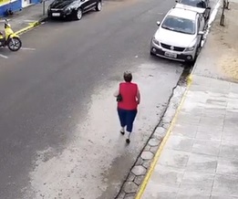 Slow Fat Bitch Can't Get Out the Way.