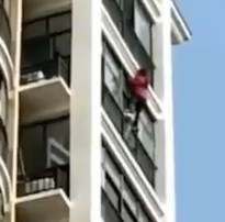 Woman Gives Up! Long Way Down