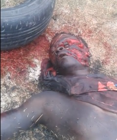 Necklaced Mob Justice... The fuck beat him Wolverine?