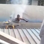 Dude Sizzles... Electrocuted Suicide, Still Alive