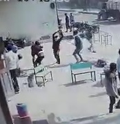 Quick CCTV Stick Brawl Murder